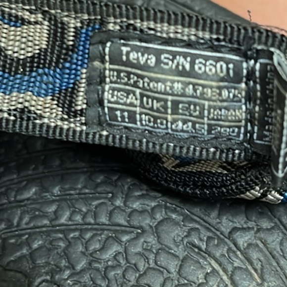 Teva Men’s 6601 Terradactyl Hiking Sandals Size 11 - Picture 10 of 11